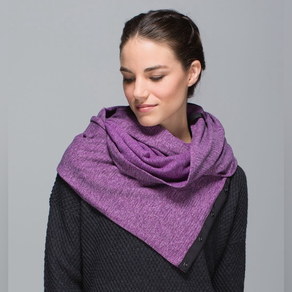 lululemon athletica Accessories - Lululemon Customizable Snap Multi-wear Versatile All-Seasons Scarf Ultra Violet‎